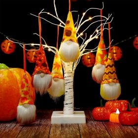 12 Pieces Thanksgiving Gnomes Ornaments Handmade Plush Gnomes Hanging Fall Plush Gnomes Harvest Swedish Elf Gnome Wall Decor Swedish Gnome Table