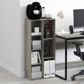 Luder 7-Cube Reversible Open Shelf, French Oak