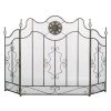 VICTORIAN BLACK FIREPLACE SCREEN